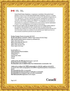 Natural Product Number