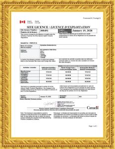 Health Canada Site License